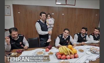 شب یلدای آتشنشانان ایستگاه ۳۶ شهید همتی 37