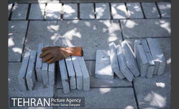 بازسازی سنگ فرش های بلوار کشاورز‎ 1