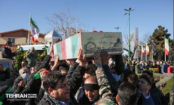 تشییع دو شهید گمنام دفاع مقدس در وزارت ورزش و جوانان 29