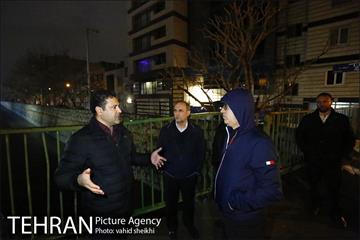 بازدید شبانه مدیران شهری از رود دره ها، مسیل ها و پروژه زیرگذر گیشا 9
