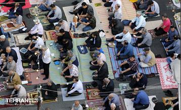 اقامه نماز عید سعید فطر در محله شهران 38