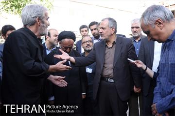 بازدید دکتر مسجدجامعی از مقبره ملک المتکلمین و صوراسرافیل  11