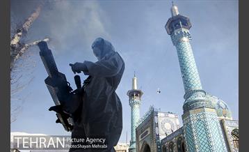 عملیات ضدعفونی امامزاده صالح(ع) 22