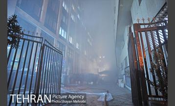 آتش سوزی در ساختمان برق حرارتی 2