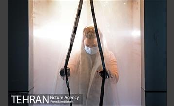 رعایت پروتکل های بهداشتی در پردیس سینمایی ملت 14