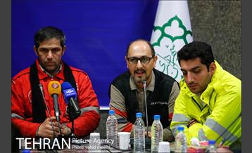 نشست خبری آتش سوزی ساختمان اداری میدان ولیعصر(عج) 20