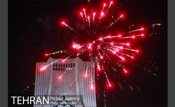 نور افشانی در میدان آزادی به مناسبت جشن نیمه شعبان 4