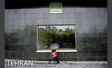 بارش باران پاییزی در تهران 1