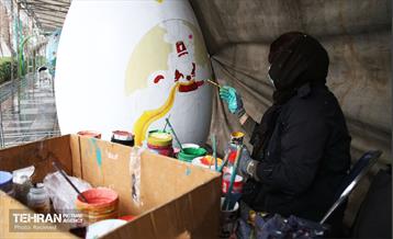 جشنواره تخم مرغ رنگی در بوستان ملت 9