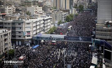 تشییع پیکر شهدای خدمت - ۴ 86