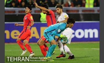 دیدار ایران و کره جنوبی در مقدماتی جام جهانی 14