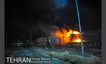 آتش سوزی در مخزن سوخت پالایشگاه تهران 17