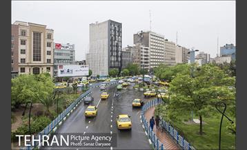 باران بهاری در تهران 13