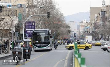 بهره‌برداری از اتوبوس های برقی شهر تهران 55