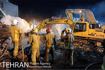 هفتمین روز آواربرداری ساختمان پلاسکو-1 11