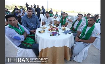 اهتزاز پرچم امام رضا در کمیته ملی المپیک 9