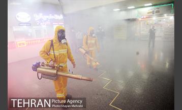 ضد عفونی پایانه مسافربری غرب 32