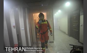 آتش سوزی در ساختمان سینوهه 15