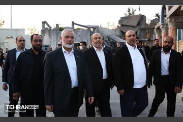 بازدید رهبران حماس و جهاد اسلامی فلسطین از سرزمین تمدن‌ها 9