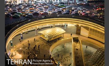 نورافشانی میدان ولیعصر(عج) به مناسبت روز مادر 3