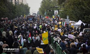 راهپیمایی مردم تهران در محکومیت جنایات رژیم صهیونیستی 19