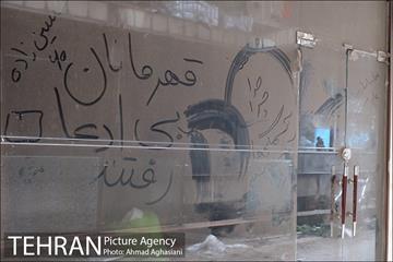 تخلیه اجناس مغازه های باقی مانده ساختمان پلاسکو -2 8