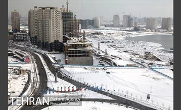پس از یک روز برفی در پایتخت 20