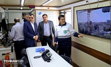 حضور مدیرکل سرمایه انسانی شهرداری تهران در ستاد مدیریت بحران شهرداری تهران 1