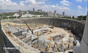 پروژه ساخت سازه در کنار گود برج میلاد 38