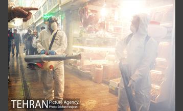 ضدعفونی و پاکسازی بازار تجریش-2 20