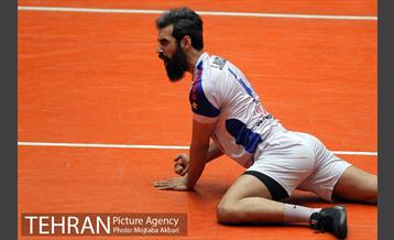 دیدار تیم های والیبال بانک سرمایه و پیکان تهران