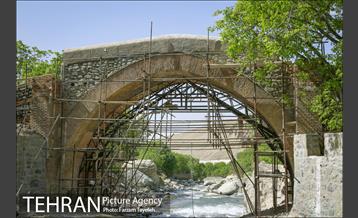 عملیات بازسازی پل خشتی کن 16