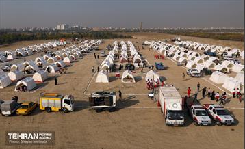 مانور تمرین اسکان اضطراری کلانشهر تهران 45