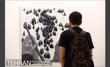 نمایشگاه نقاشی بزرگمهر حسین پور 3