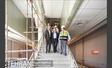 بازدید معاونت حمل و نقل شهرداری و اعضای شورای شهر تهران از عملیات اجرایی خط ۶ 14