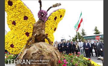 افتتاح هفدهمین نمایشگاه بین المللی گل و گیاه تهران  7