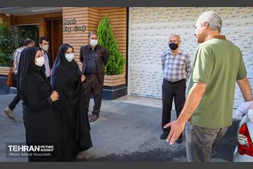 بازدید میدانی نرجس سلیمانی از منطقه 7