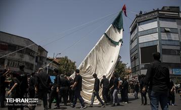 خیمه سوزان ظهر عاشورا در چهارراه گلوبندگ 42