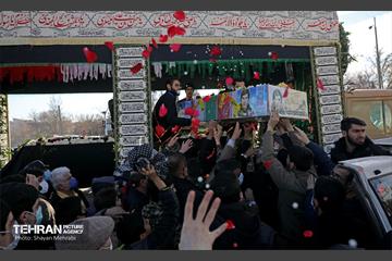 آیین تشییع پیکر پاک طلبه شهید "عبدالله پولادوند" 4