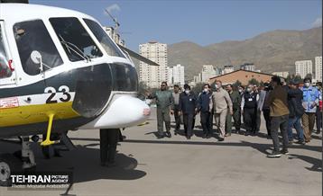 حضور شهردار در تمرین مشترک امداد هوایی تهران 6