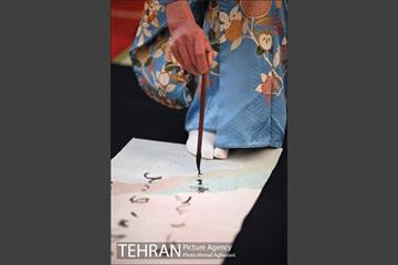 شکوفه های گیلاس و افسانه گنجی در موزه امام علی 2 16