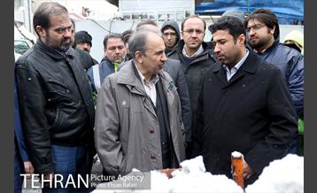 بازدید شهردار تهران از ستاد برف روبی منطقه 11 23
