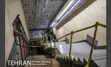 بازدید عضو شورای شهر از ایستگاه مترو یادگار امام(ه) 21