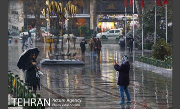 بارش برف در شمال تهران 3