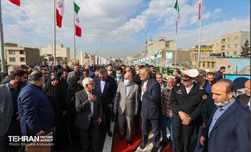 آیین افتتاح تقاطع غیرهمسطح پل شهید محسن سیفی 9
