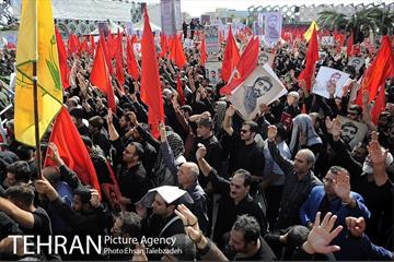تشییع پیکر مطهر شهید محسن حججی 3