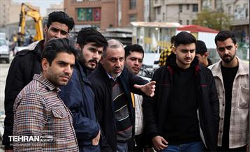 بازدید دانشجویان از پروژه خرازی و تقاطع آبشناسان-جنت آباد  7