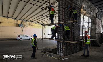 تعمیرات پل تقاطع بزرگراه یادگار امام(ره) با خیابان ستارخان 14