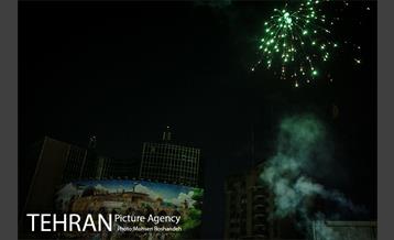 نورافشانی میدان ولیعصر(عج) در شب عید فطر 20