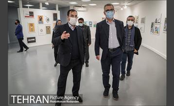 بازدید مدیران شهری به همراه اعضای شورای شهر از نمایشگاه تهران از منظر هنرمندان 24